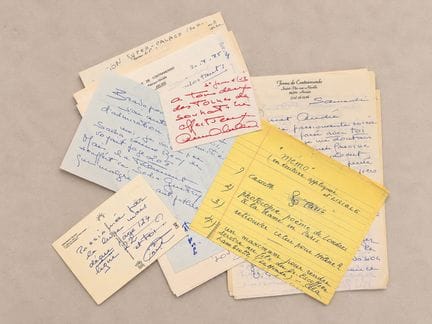 ANNABELLA : 18 lettres et 4 cartes autographes sig