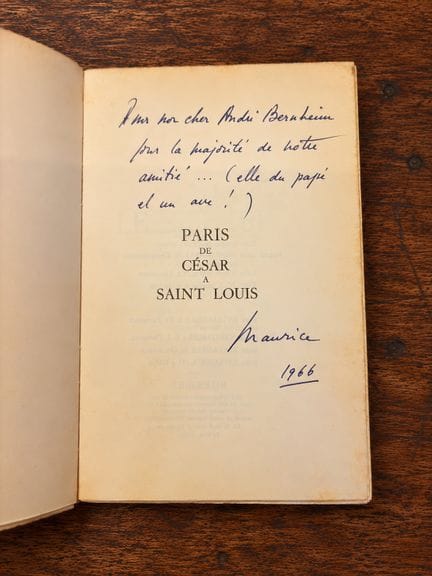 DRUON Maurice : Paris, de César à Saint Louis. Hac