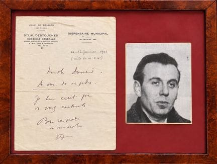 CELINE Louis-Ferdinand : Lettre autographe signée,