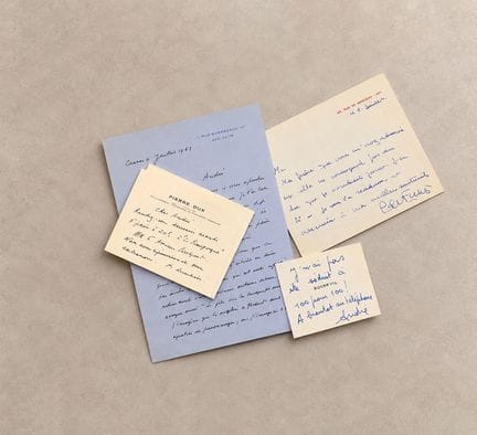 ACTEURS et COMEDIENS : Ensemble de 18 lettres manu