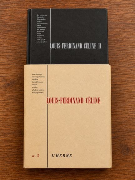 (CELINE Louis-Ferdinand) Cahiers de l'Herne N°3 et