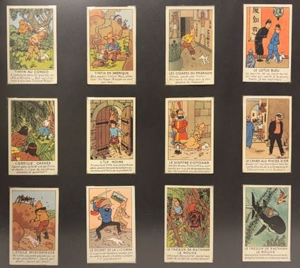 Tim und Struppi – Set mit 12 Vignetten: Erste Seri
