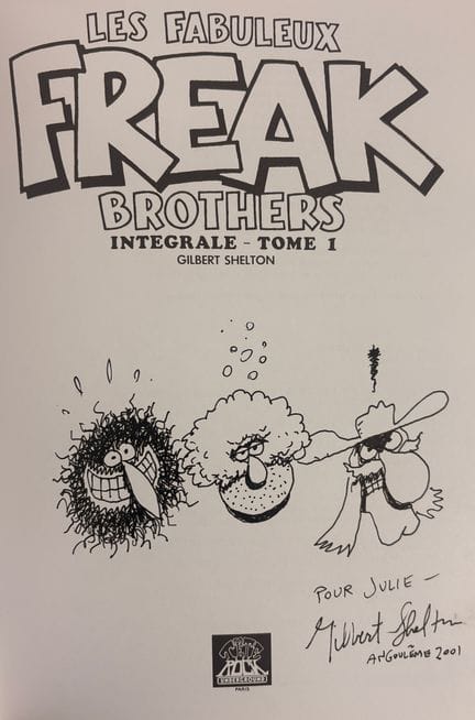 Shelton - Dedication: The Fabulous Freak Brothers.