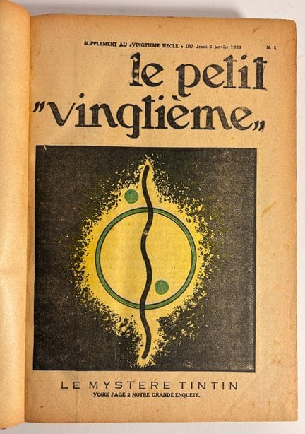 „Petit Vingtième“ 1933: Von einem Liebhaber angefe