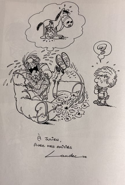 Laudec - Dedicatoria: Cédric 13. Edición original 