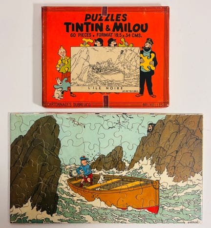 Tim und Struppi – Dubreucq-Puzzle „Die schwarze In