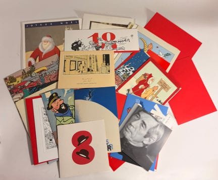 Hergé/Moulinsart – Set mit 42 Grußkarten: 1984 bis