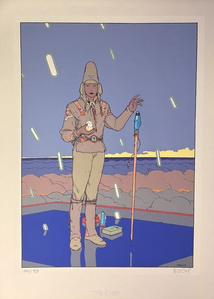 Moebius – Siebdruck/Offset: Starwatcher 5. Nummeri