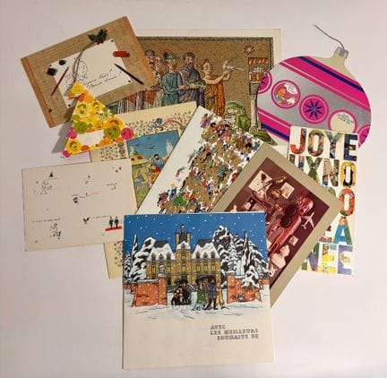Hergé – Set mit 10 Grußkarten: 1962, 1963 (ungesch
