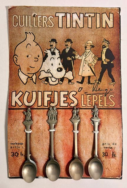 Tim und Struppi – 4er-Löffelset: Komplette Serie, 