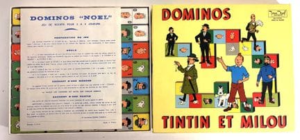Tintin- und Milou-Domino: Spiel, herausgegeben von