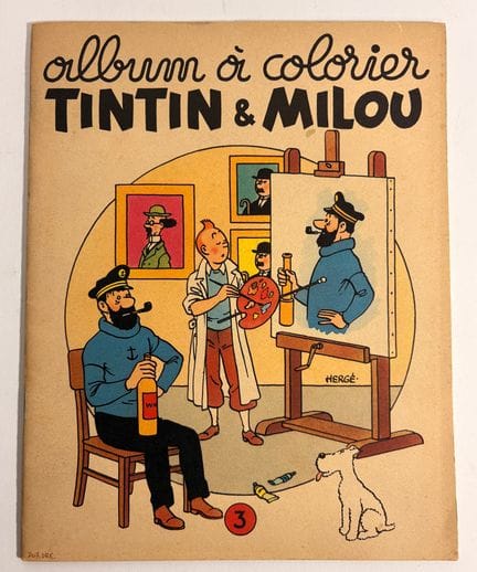 Tim und Struppi – Malbücher Nr. 3: Format „à la fr