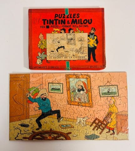 Tim und Struppi – Dubreucq-Puzzle „Das Geheimnis d