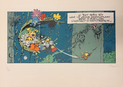 Franquin – 3 Siebdrucke + 1: Seltenes Portfolio in