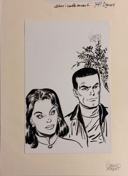 Forton - Conjunto de 2 dibujos originales: Bob Mor