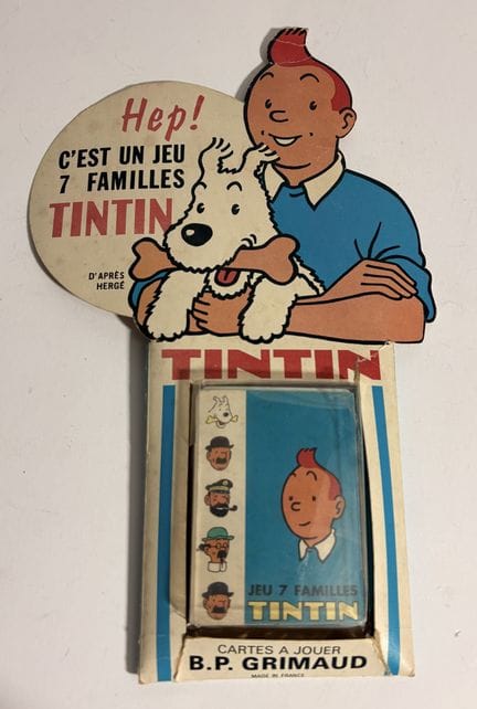 Tim und Struppi – Verkaufsdisplay für das „7-Famil