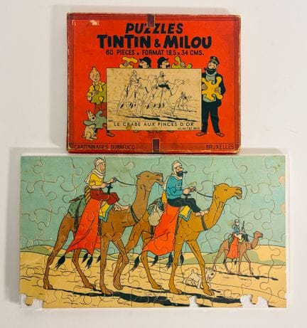 Tim und Struppi – Dubreucq-Puzzle „Die Krabbe mit 