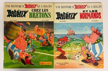 Asterix - Set of 2 albums: *Among the Bretons* (Da