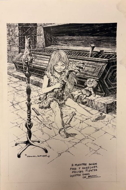 Jaime Brocal Remohí - Dibujo original: Magnífica c
