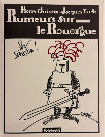 Tardi - Signed copy: *Rumeurs sur le Rouergue*. 19