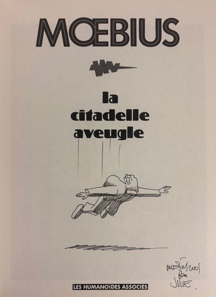 Moebius - Signed copy: *The Blind Citadel*. First 