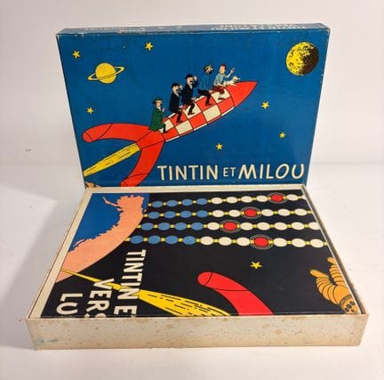 Tim und Struppi auf dem Weg zum Mond + Werbung: Sp