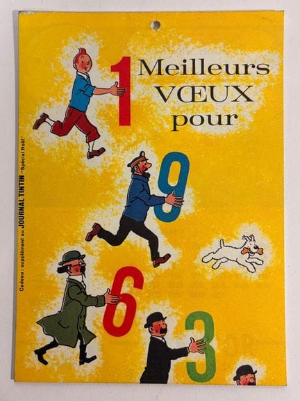 Tim und Struppi – Zeitungskalender 1963: Die Figur