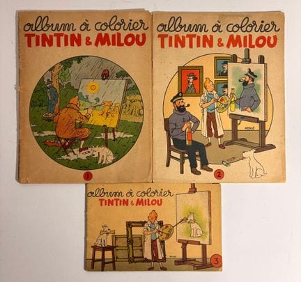 Tim und Struppi – 3er-Set Malbücher: Nr. 1 (im fra