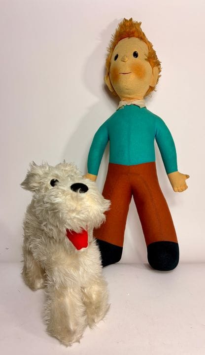 Tim und Struppi – Set aus 2 Plüschtieren: Seltenes