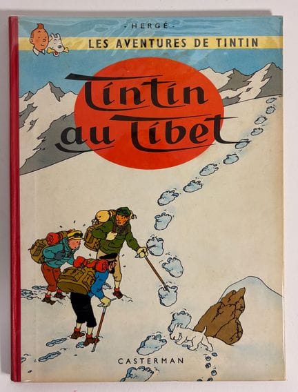 Tim und Struppi – In Tibet: Belgische Erstausgabe 