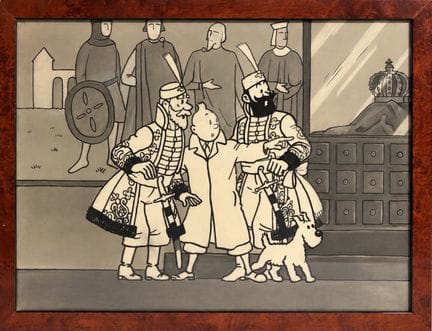 Tintin (Studio) – Originalwerk: Original-Cello, da