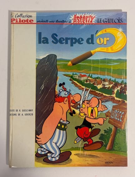 Asterix - The Golden Sickle: White-spined comic bo
