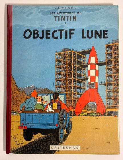 Tim und Struppi – Ziel: Mond: Belgische Erstausgab