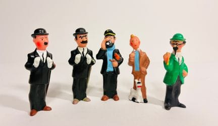 Tim und Struppi – 5-teiliges Figuren-Set: Komplett