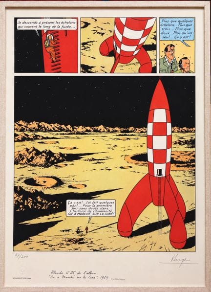 Hergé – Siebdruck für den WWF: Wunderschöner großf