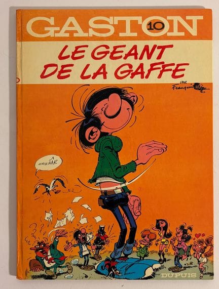 Gaston 10: First edition. Slight retouching on the