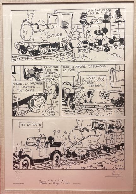 Hergé – Siebdruck für den WWF: Wunderschöner großf