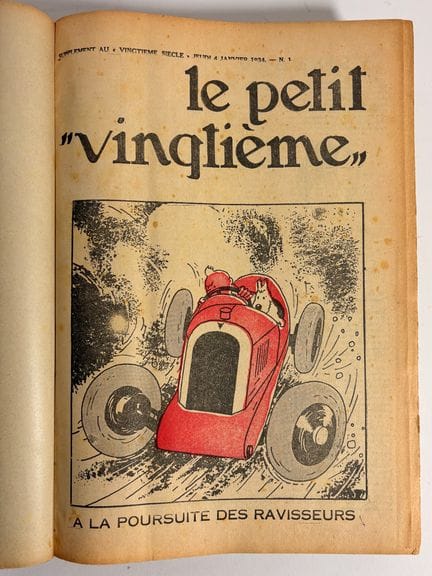 „Petit Vingtième“ 1934: Von einem Liebhaber angefe
