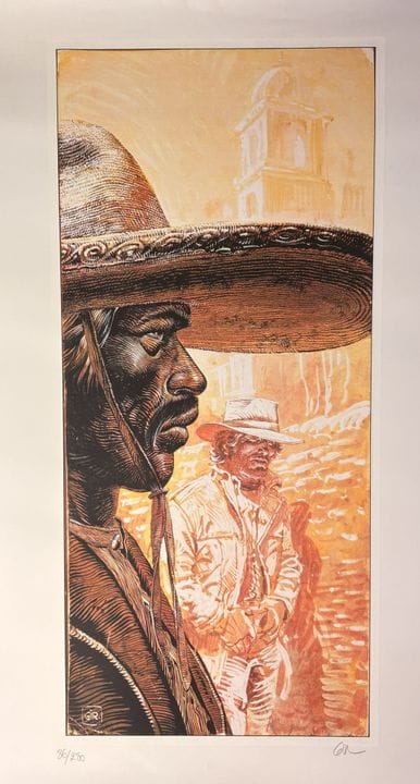 Giraud – Siebdruck/Offset: „Blueberry und der Mexi
