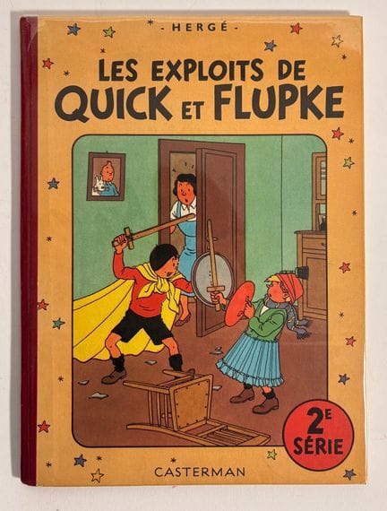 Quick und Flupke 2: Erstausgabe im B2-Format. Sehr