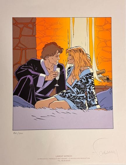 Francq – Siebdruck/Offset: „Largo Winch“ und eine 