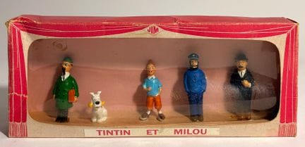 Tim und Struppi – 5er-Set mit Jim-Figuren: Äußerst