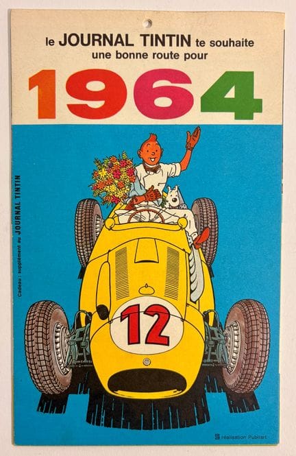 Tim und Struppi – Zeitungskalender 1964: Tim und S