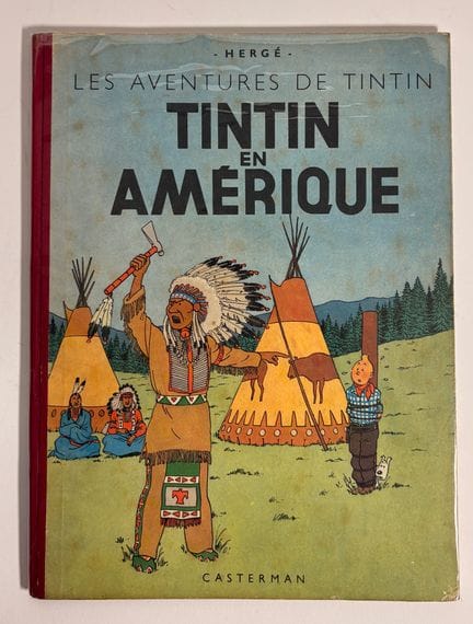 Tim und Struppi – In Amerika: Erstausgabe B1 von 1