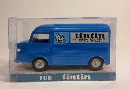 Tintin-Lieferwagen: Citroën Type H mit Werbeaufdru