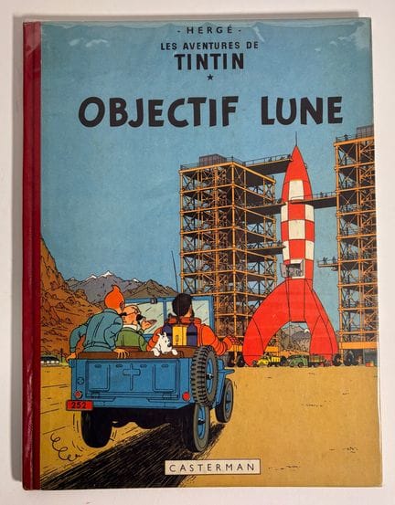 Tim und Struppi – Ziel: Mond: Belgische Erstausgab