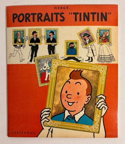 Tintin-Porträts: Portfolio mit den acht Hauptfigur