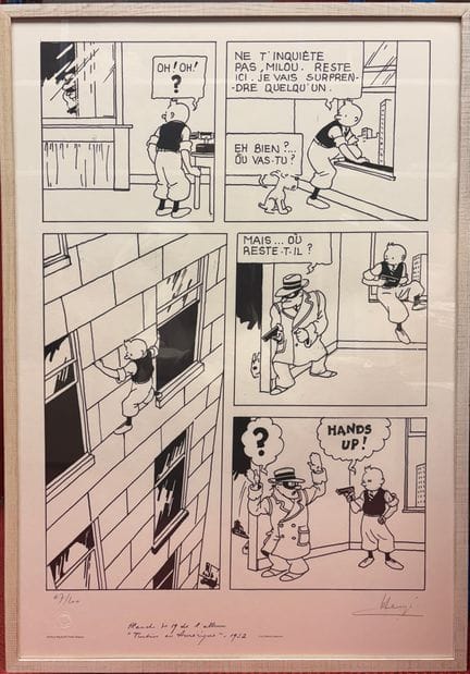 Hergé – Siebdruck für den WWF: Wunderschöner großf