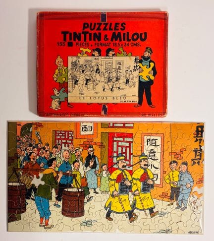 Tim und Struppi – Dubreucq-Puzzle „Der blaue Lotus