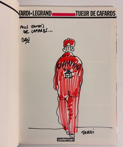 Tardi - Signed copy: *Cockroach Killer*. First edi